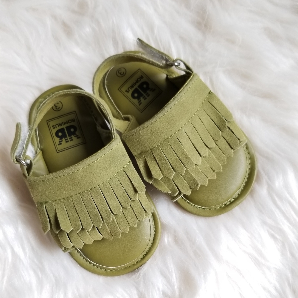 Boho Fringr Baby Sandals